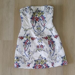 Alice + Olivia Multicolor Embroidered Dress